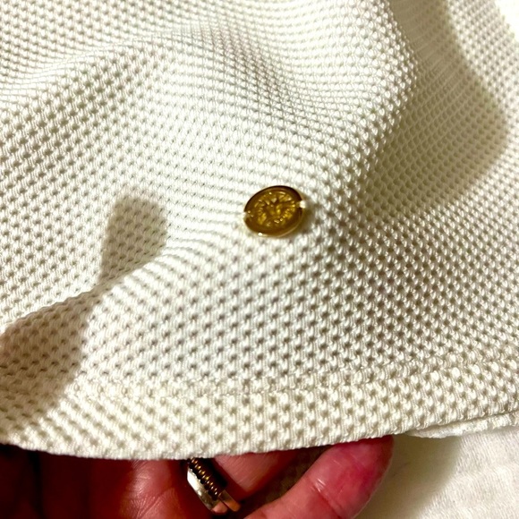 Anne Klein Elegant White Top - Large - Picture 4 of 7